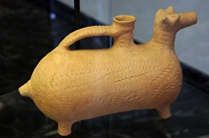 Medieval vase shape as a mammal. Ceramics Medieval vase shape as a mammal. Ceramics