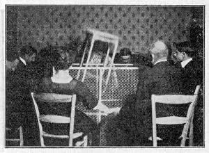 Mediumship Print: Levitating Table on Screen