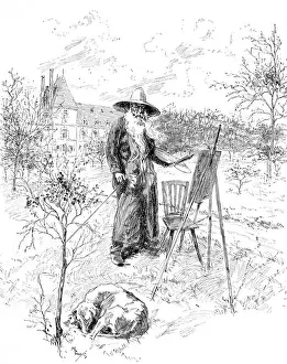 Military History Artwork Prints: Meissonier on Location