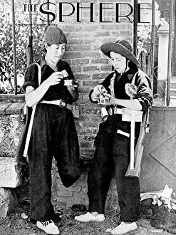 Members of a Republican Militia; Spanish Civil War, 1936 Members of a Republican Militia; Spanish Civil War, 1936