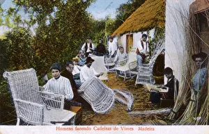 Men Making Wicker Chairs - Madeira, Portugal Men Making Wicker Chairs - Madeira, Portugal