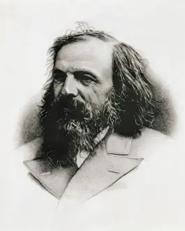 Periodic Table Inventor Prints: Mendeleev, Dimitrij