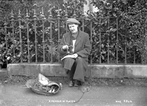 Early 20th Century Irish Print of A Mender of Plates