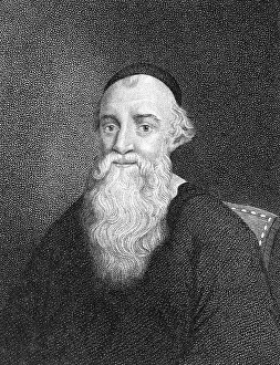 Menno Simons Print: Dutch Anabaptist Reformer (1496-1561)