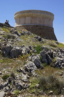 Menorca, near Fornells: Watchtower and defence tower Menorca, near Fornells: Watchtower and defence tower