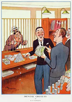 Money Prints: Mental Cruelty Print by H. M. Bateman