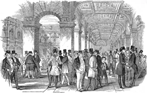 The Merchants Walk, Royal Exchange, London, 1847 The Merchants Walk, Royal Exchange, London, 1847