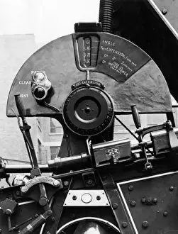 London Fire Brigade Equipment Prints: Merryweather fire engine indicator scale