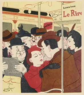 London Underground Prints: Metro - Crowd
