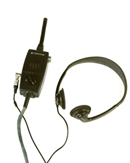 Metropolitan Police headphones and radio Metropolitan Police headphones and radio