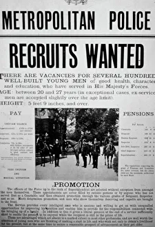 Metropolitan Police recruitment poster Metropolitan Police recruitment poster