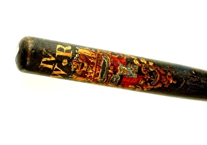 Metropolitan Police truncheon (detail) Metropolitan Police truncheon (detail)