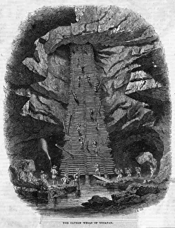 Ancient Mexican History Prints: Mexico Cavern Wells