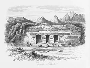 Mitla Zapotec Temple Print