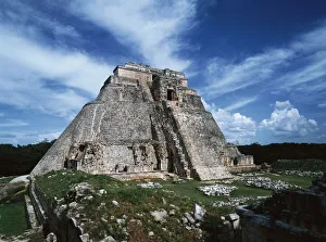 Mexico. Uxmal. Pyramid of the Magician Mexico. Uxmal. Pyramid of the Magician