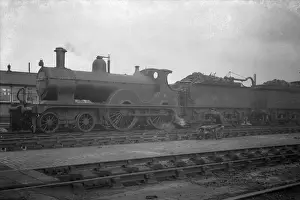 M&GN Steam Engine Print with Man and Wheelbarrow