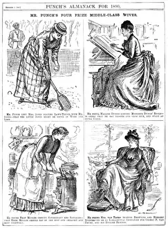 1889 Print: Middle Class Prize Wives