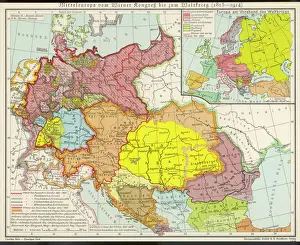 Middle Europe Print 1815-1914