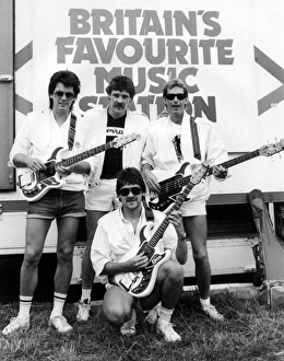 Mike Read with Radio 1 Roadshow group Mike Read with Radio 1 Roadshow group