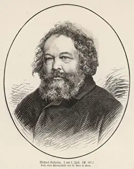 Russian Revolutionary History Prints: Mikhail Bakunin