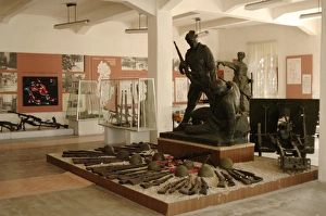 Military Museum of the Citadel. Room. Gjirokaster Castle. Re Military Museum of the Citadel. Room. Gjirokaster Castle. Re