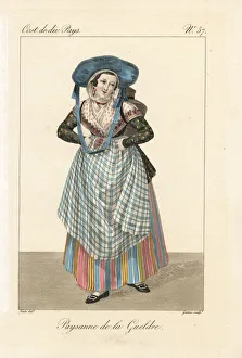 Milkmaid of Gelderland, Netherlands, 19th century Milkmaid of Gelderland, Netherlands, 19th century