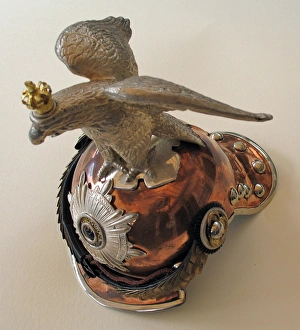 Miniature - WWI parade helmet of the Gardes du Corps Miniature - WWI parade helmet of the Gardes du Corps