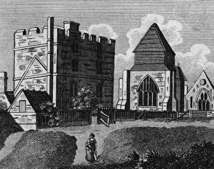 Historic Monasteries In England Prints: Minster Monastery, Kent