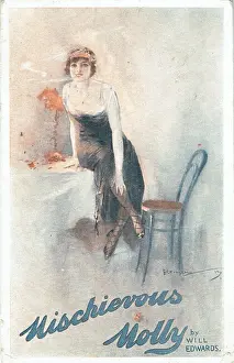 Theatre Postcards Prints: Mischievious Molly by Will Edwards