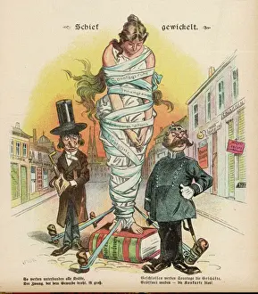 Victorian Era Social Commentary Prints: Miserable Sunday