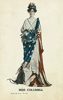 Miss Columbia - Personification of the USA Miss Columbia - Personification of the USA