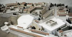 Pergamon Museum Berlin Prints: Model of Pergamum