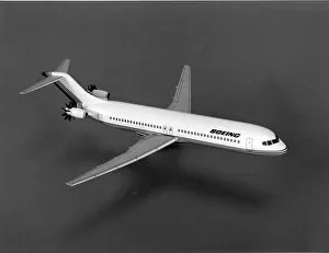 Boeing Collection: Model of the proposed Boeing 7J7