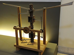 Model. Wing-beating device with a screw and lead screw syste Model. Wing-beating device with a screw and lead screw syste