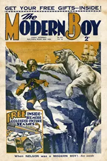 Lord Nelson Prints: The Modern Boy Front Cover Print 1932