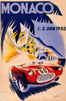 Monaco 1952 poster