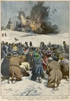 Russian Orthodox Monastery Prints: Monastery Destroyed
