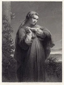 Framed Print : Monica Mother of Augustine Print Framed Print : Monica Mother of Augustine Print
