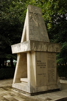 Montenegro. Risan. Communist Monument Montenegro. Risan. Communist Monument