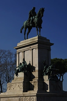 Monument of Giuseppe Garibaldi. Rome. Italy Monument of Giuseppe Garibaldi. Rome. Italy