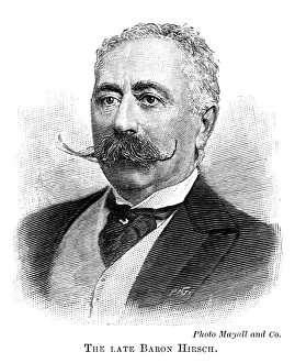 Historical Figures Germany Prints: Moritz Baron Hirsch