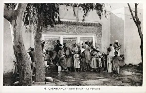 Morocco - Casablanca - Derb-Sultan Quartier - The Fountain Morocco - Casablanca - Derb-Sultan Quartier - The Fountain