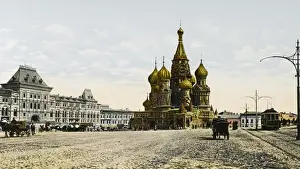 Moscow Red Square Prints: Moscow / Red Square C1908