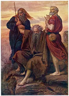 Moses Hands Held Up Print
