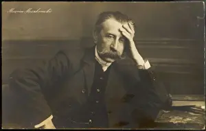 German Pianist Composer Prints: Moszkowski / Postcard
