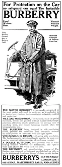 The Motor Burberry advertisement, 1919 The Motor Burberry advertisement, 1919