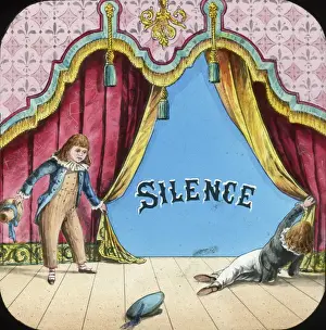 Boswell Collection Prints: Mottos - Curtain Silence