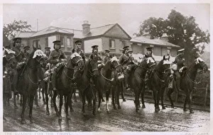 Mounted guards destined for the Front - WWI Mounted guards destined for the Front - WWI
