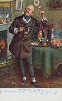 Mr Micawber makes Punch - David Copperfield, Charles Dickens Mr Micawber makes Punch - David Copperfield, Charles Dickens