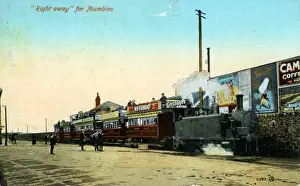 The Mumbles Train Print, Swansea, Wales 1900s